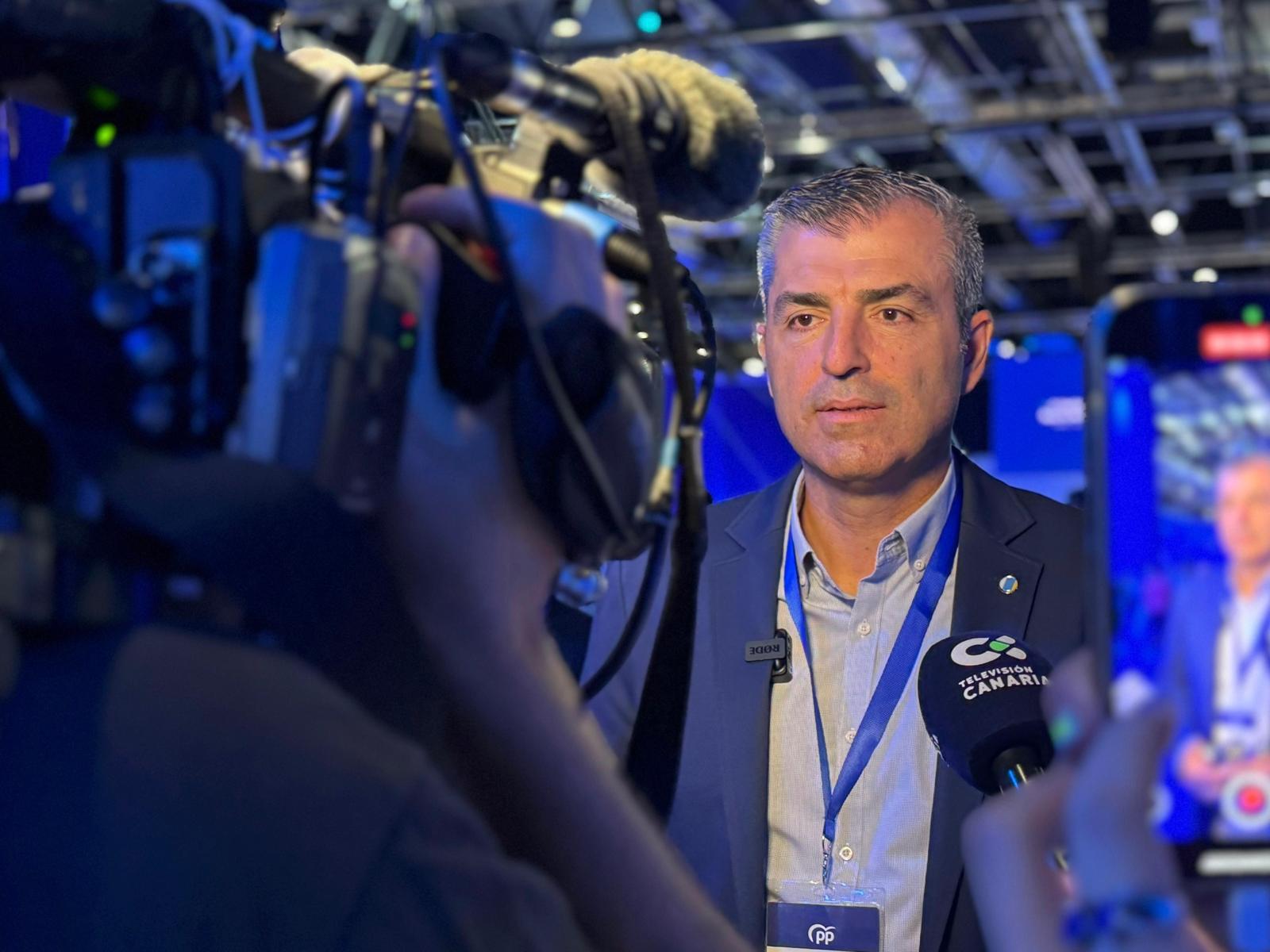 Manuel Domínguez defenderá este domingo la libertad fiscal de Canarias frente al modelo de financiación impuesto por Sánchez